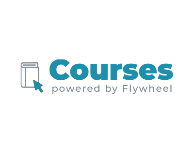 Courses powered by Flywheel logo