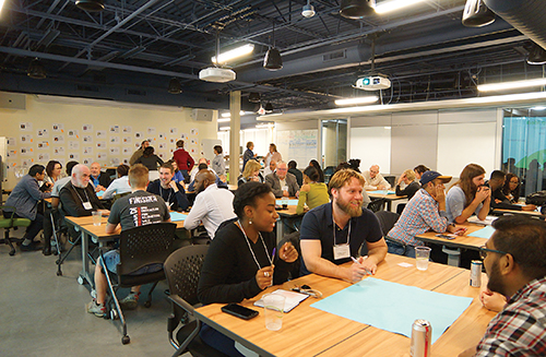 Techstars Startup Weekend participants