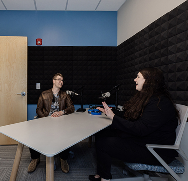 The Masthead podcast room
